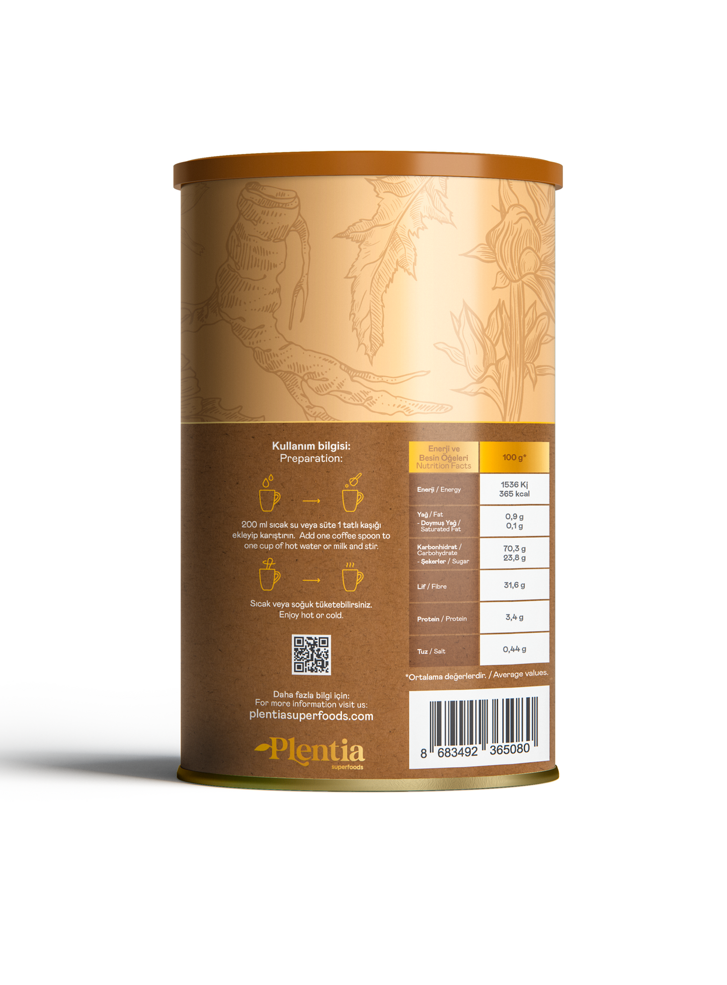 Sade Hindiba Kahvesi %100 Hindiba - Pure Chicory 125 g